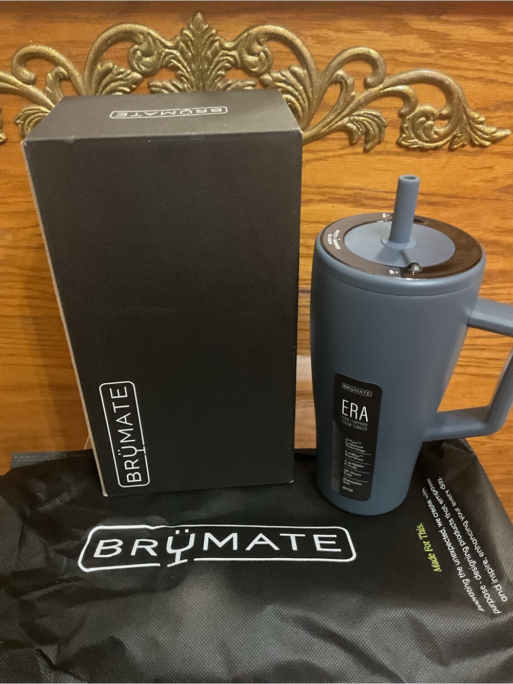 BrüMate ERA Travel Mug - Slate Blue 30oz